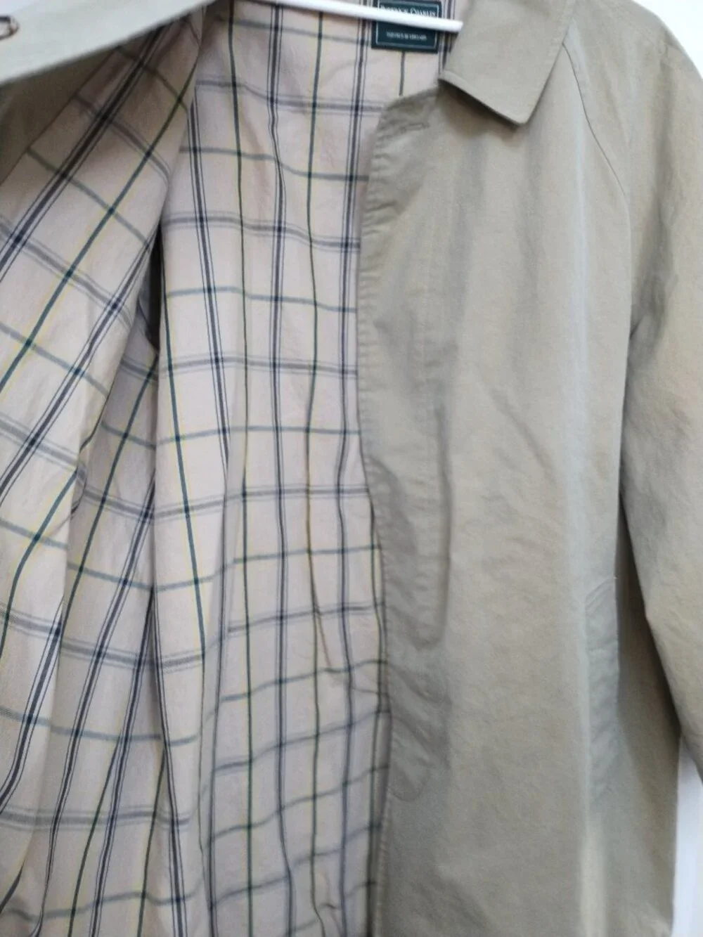 Mens Roderick Charles lined trench coat - Picture 4 of 5